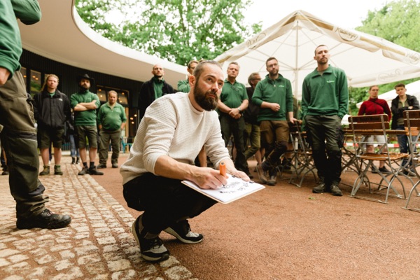 Zoo Dresden – Live-Visualisierung Leitbildprozess (02)